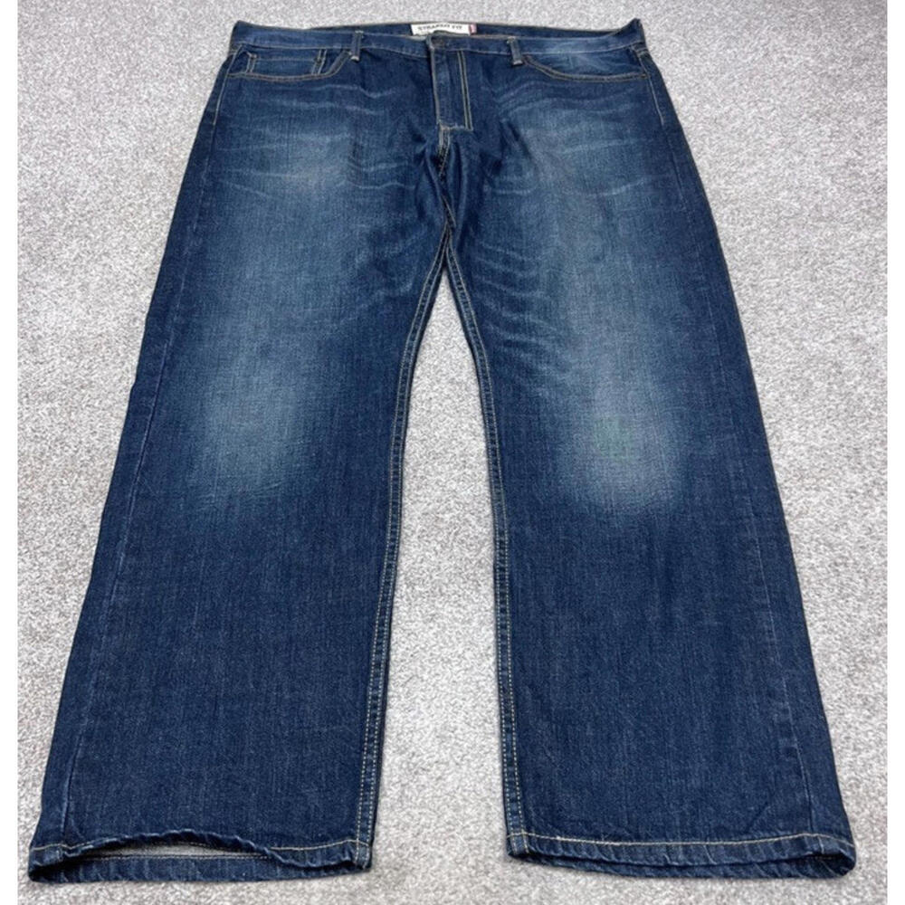 Levi's 505 Jeans Men's Straight Fit Blue Size 42X30 Pockets